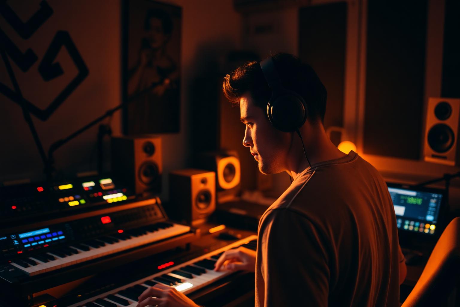 Synthwave prodüksiyon ve sample avı